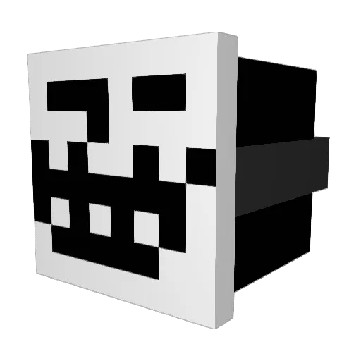 MrSuffyRage Minecraft avatar head, 3D render