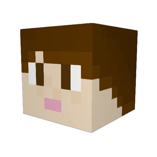 MrSuot Minecraft avatar head, 3D render