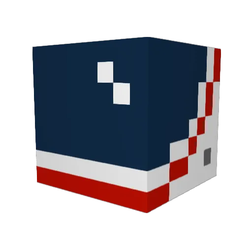 MrSupreme18 Minecraft avatar head, 3D render