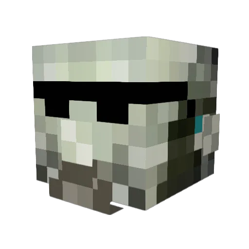 MrSwagger007 Minecraft avatar head, 3D render
