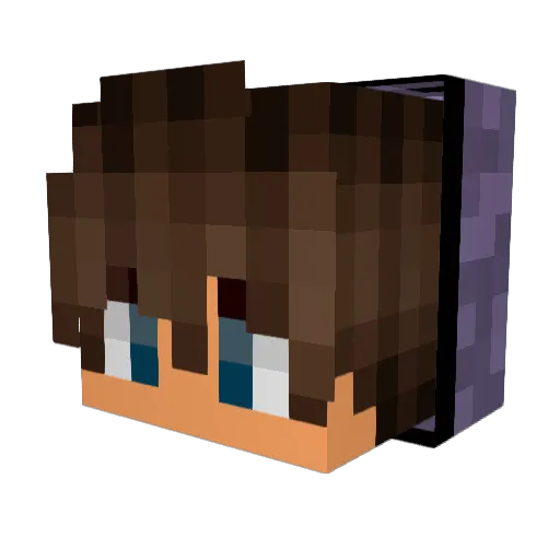 MrSway200IQ Minecraft avatar head, 3D render