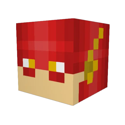 MrSwaz Minecraft avatar head, 3D render