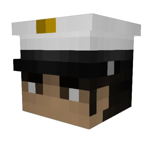 MrSweePz Minecraft avatar head, 3D render