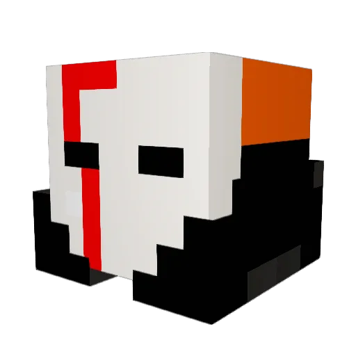MrSwish Minecraft avatar head, 3D render