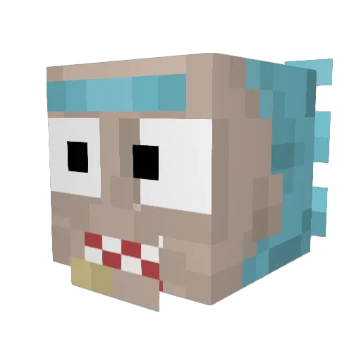 MrSwoon Minecraft avatar head, 3D render