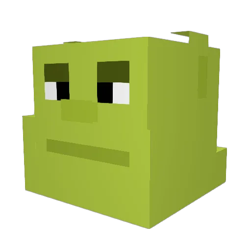MrSwopeey Minecraft avatar head, 3D render