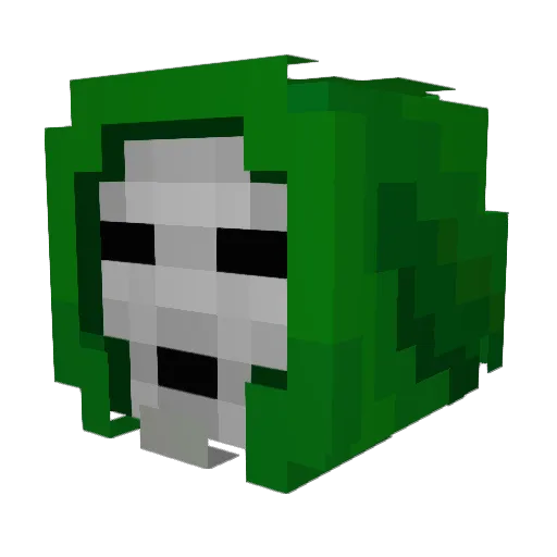 MrSyx Minecraft avatar head, 3D render