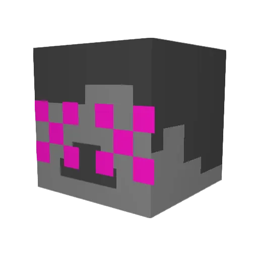 MrT1x Minecraft avatar head, 3D render
