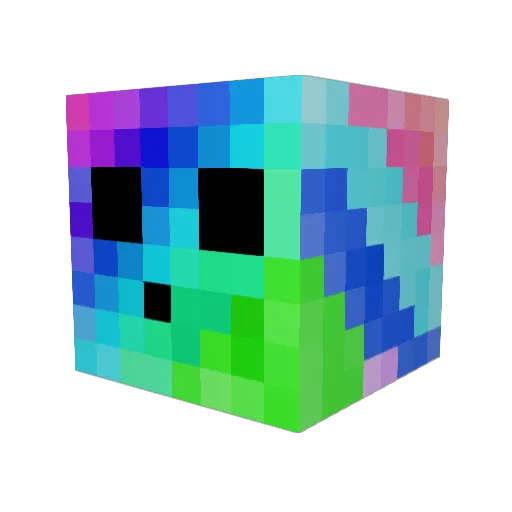 MrTPain Minecraft avatar head, 3D render