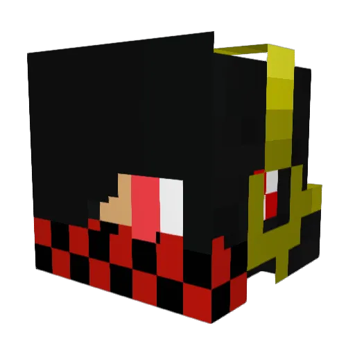 MrTakeYourWall Minecraft avatar head, 3D render