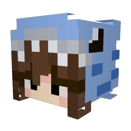 MrTatoStarks Minecraft avatar head, 3D render