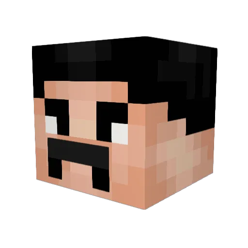 MrTay0 Minecraft avatar head, 3D render