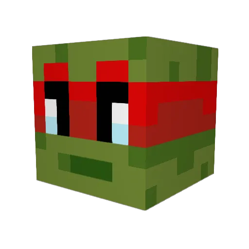 MrTazz_ Minecraft avatar head, 3D render