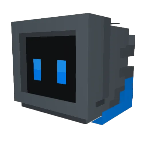 MrTeleTV Minecraft avatar head, 3D render