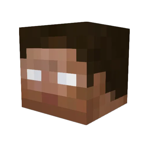MrTheo0_0 Minecraft avatar head, 3D render