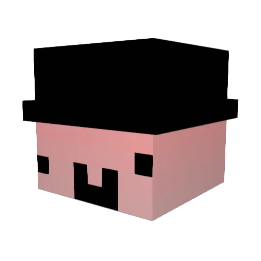 MrTian2011 Minecraft avatar head, 3D render