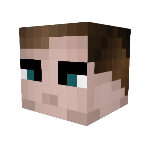 MrTiimbo Minecraft avatar head, 3D render