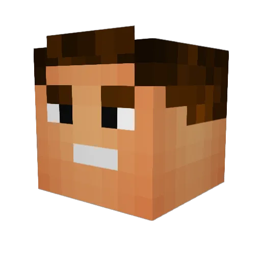 MrTikiMonster Minecraft avatar head, 3D render