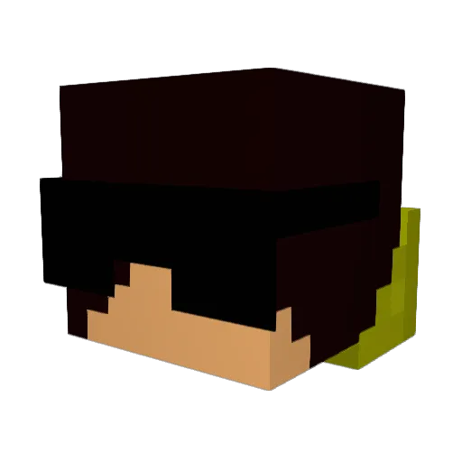 MrToAsTyBoy Minecraft avatar head, 3D render