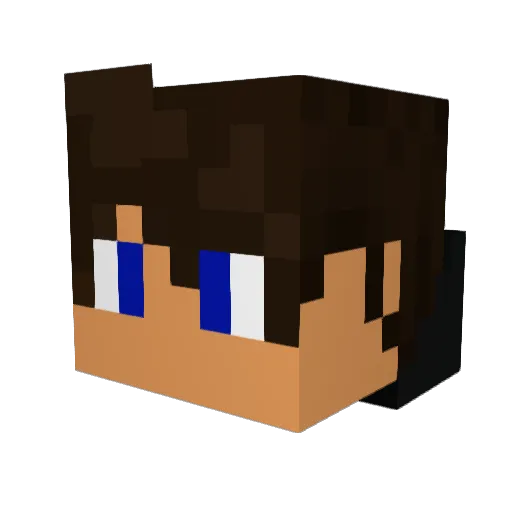 MrToast20 Minecraft avatar head, 3D render