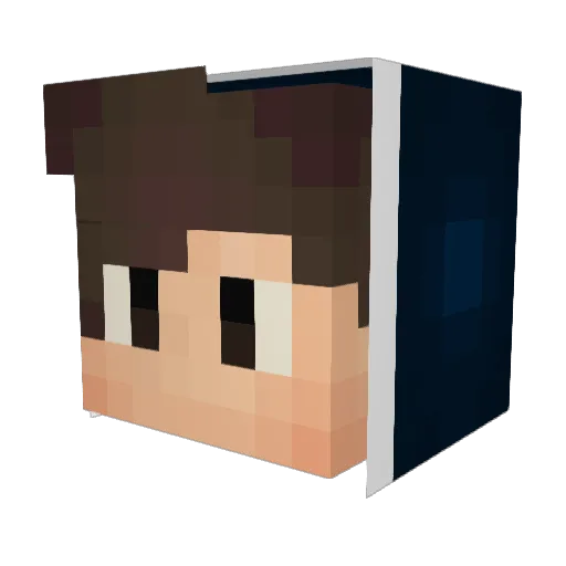 MrTobIMan Minecraft avatar head, 3D render