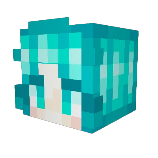 MrTober Minecraft avatar head, 3D render