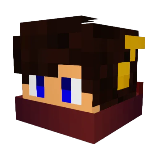 MrTopisBey Minecraft avatar head, 3D render