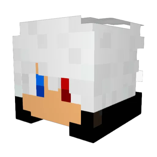 MrTotoFr Minecraft avatar head, 3D render
