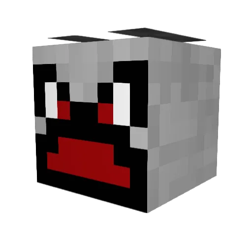MrTravis822 Minecraft avatar head, 3D render