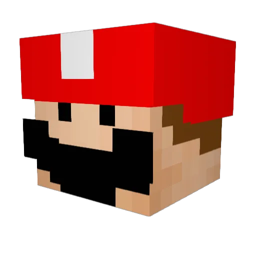 MrTreez Minecraft avatar head, 3D render