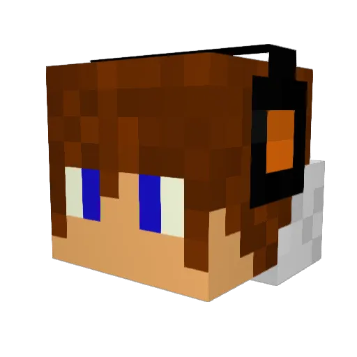 MrTrentons Minecraft avatar head, 3D render