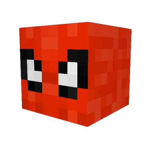 MrTrixx3 Minecraft avatar head, 3D render