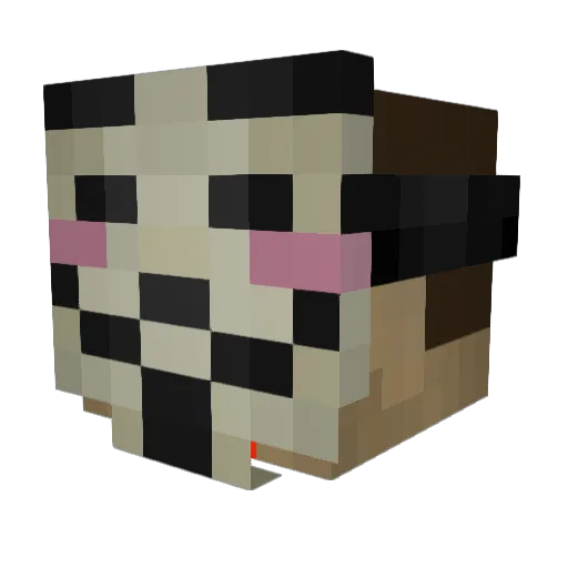 MrTrixxxl Minecraft avatar head, 3D render