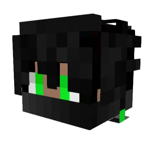 MrTroLiiX34 Minecraft avatar head, 3D render