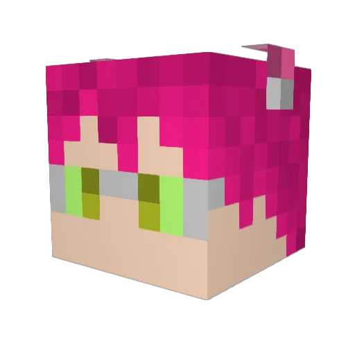 MrTrollamb Minecraft avatar head, 3D render