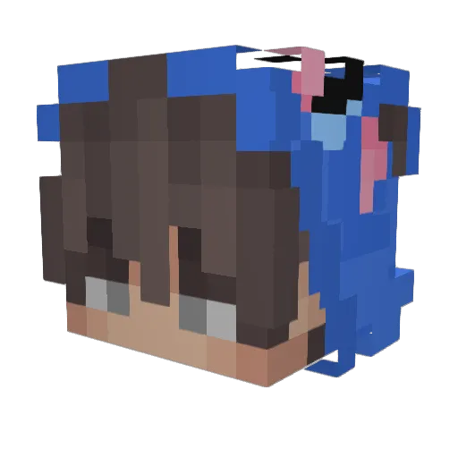 MrTula12 Minecraft avatar head, 3D render