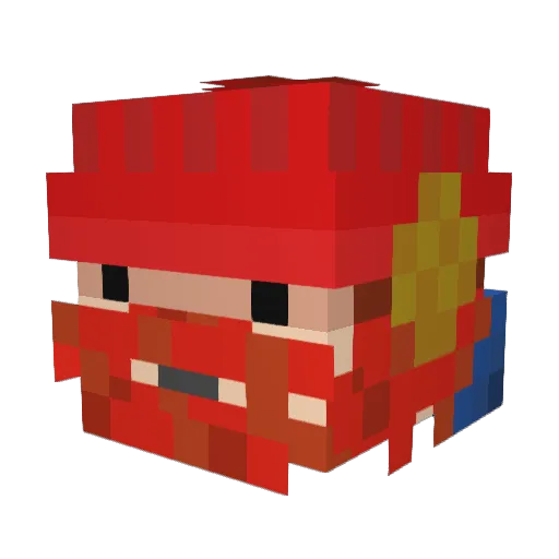 MrTumnus907 Minecraft avatar head, 3D render