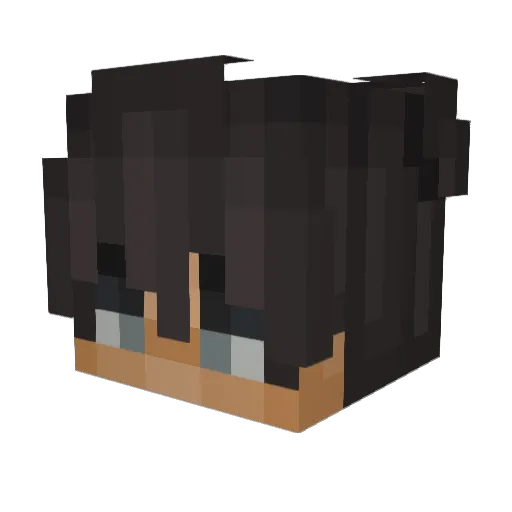 MrTweet17 Minecraft avatar head, 3D render