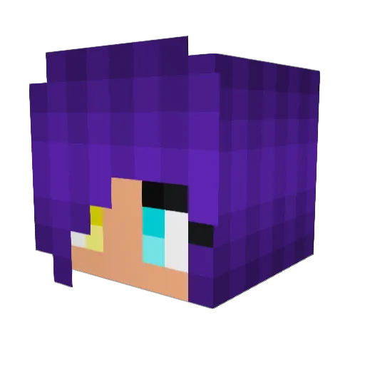 MrTwinky Minecraft avatar head, 3D render
