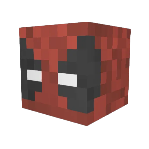 MrTyago Minecraft avatar head, 3D render