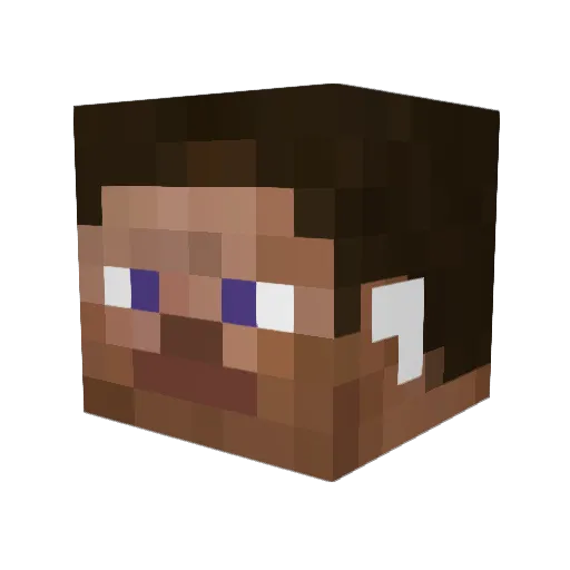 MrTyypo Minecraft avatar head, 3D render