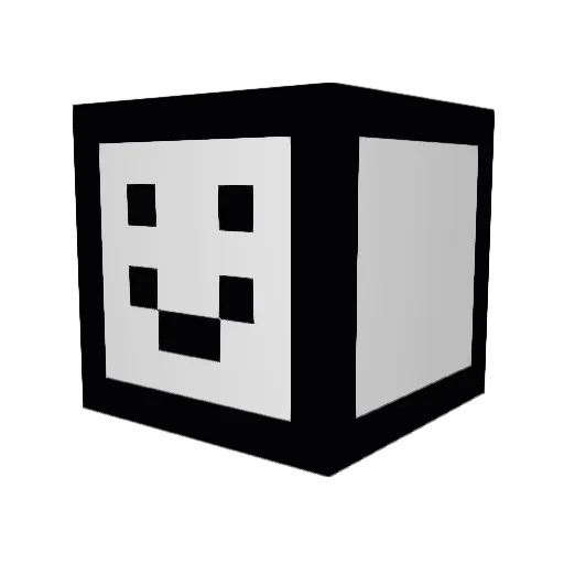MrUni Minecraft avatar head, 3D render