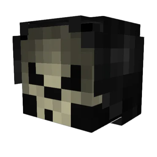 MrUniquity Minecraft avatar head, 3D render