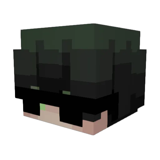 MrVIP74 Minecraft avatar head, 3D render