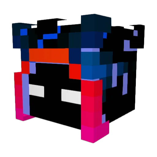 MrVaiper Minecraft avatar head, 3D render