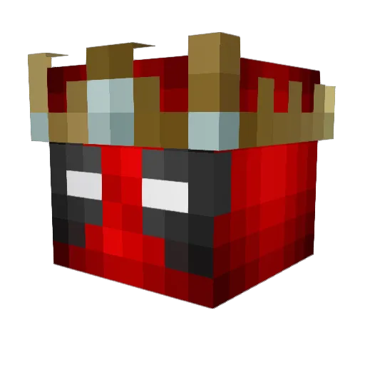 MrVaultInfinity Minecraft avatar head, 3D render