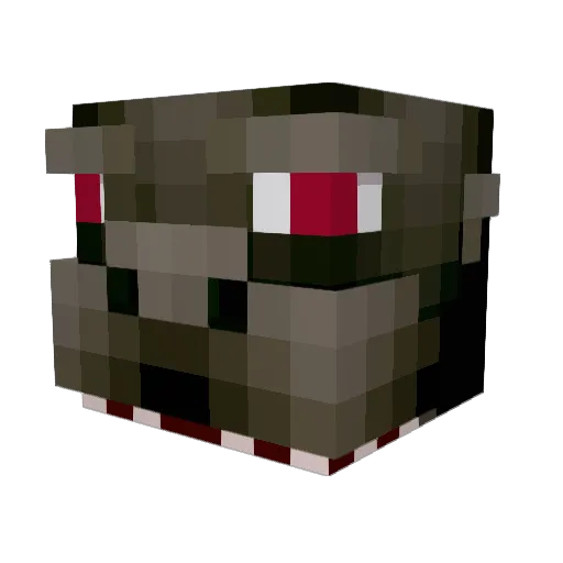 MrVeliko Minecraft avatar head, 3D render