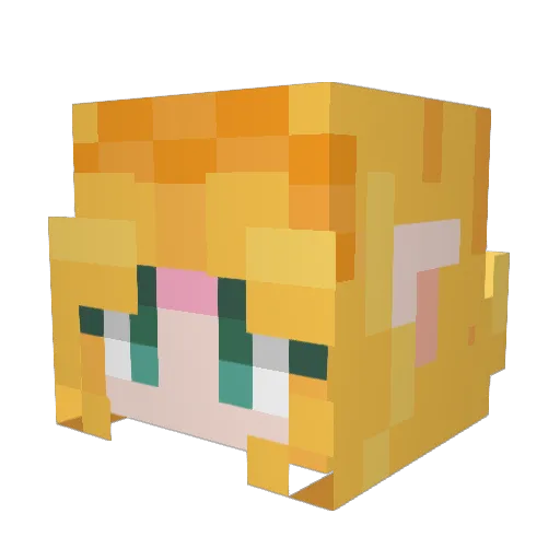 MrVictoryWins Minecraft avatar head, 3D render