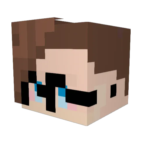 MrVindice Minecraft avatar head, 3D render