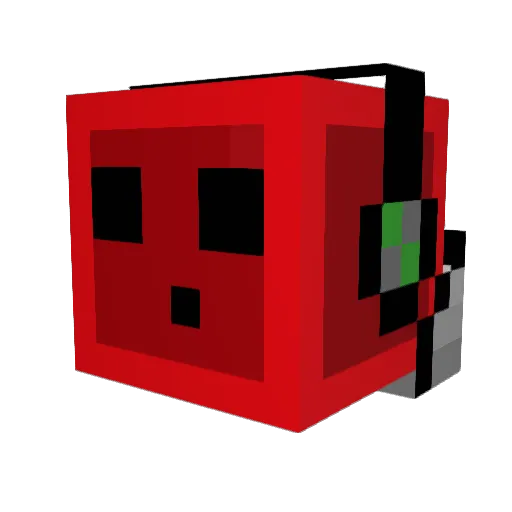 MrVinni3 Minecraft avatar head, 3D render